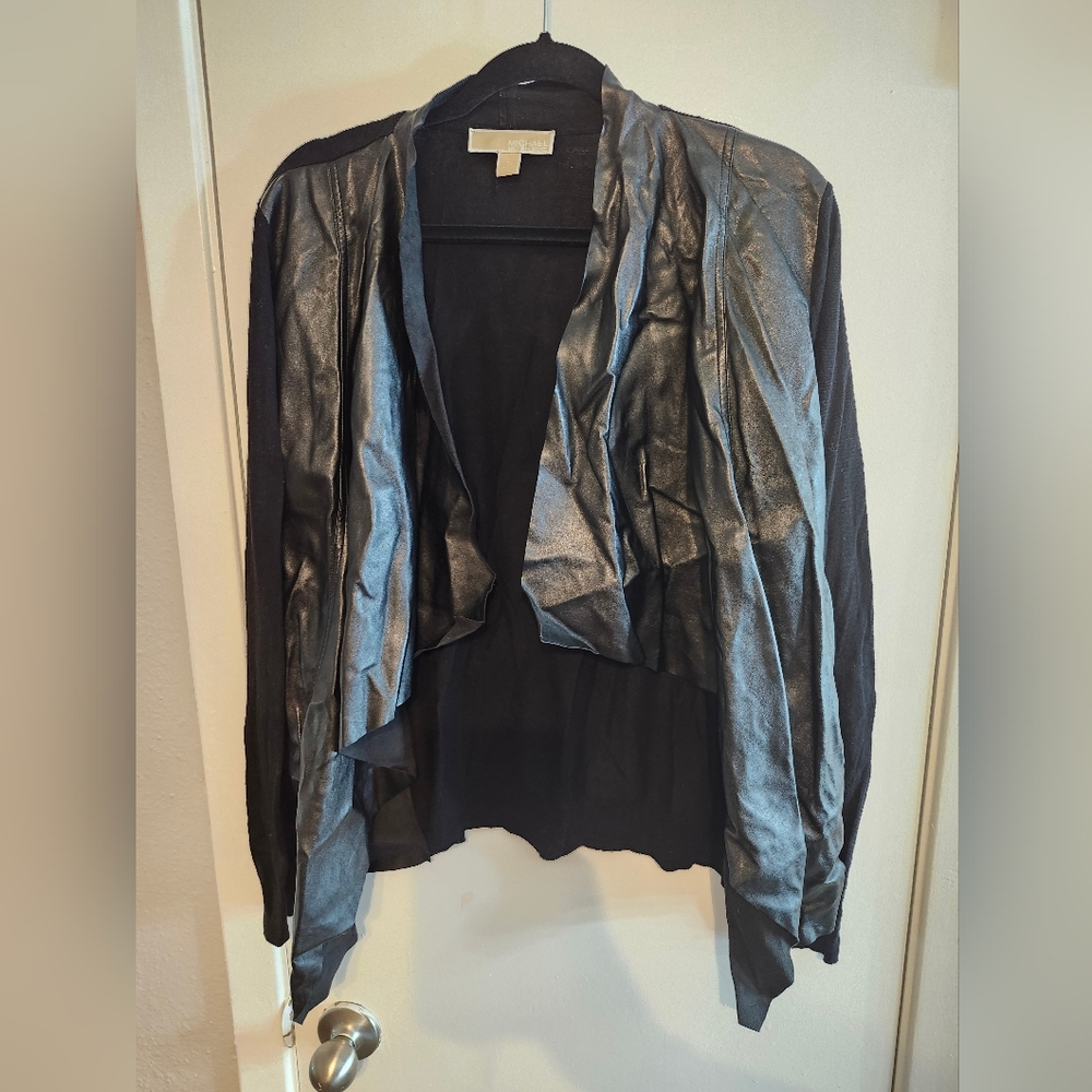 Elegant Black and Silver Women's Jacket